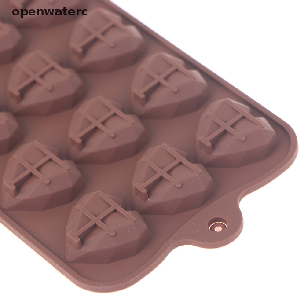 Khuôn Silicone 15 Ngăn Hình Trái Tim Làm Kẹo / Sô Cô La / Thạch