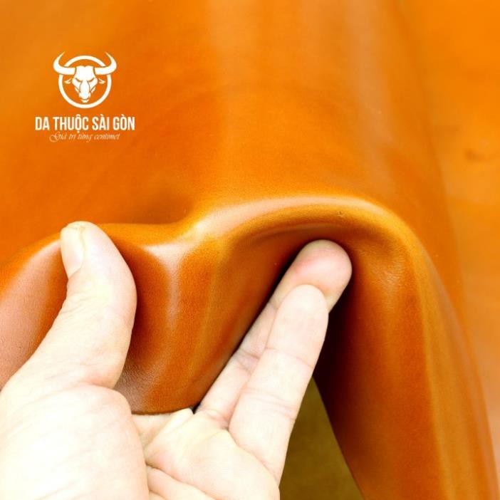 Da Bò Pullup Thương Hiệu Da Thuộc Sài Gòn Màu Vàng Bò - Mua Da Bò Tấm