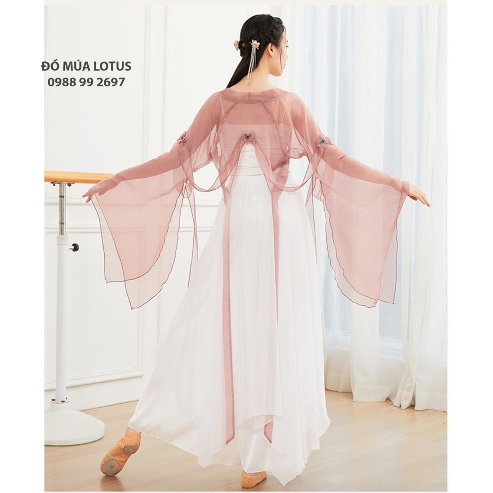 Áo Khoác Cardigan Họa Tiết Bướm Truyền Thống Múa Cổ Điển  Đồ Múa Lotus