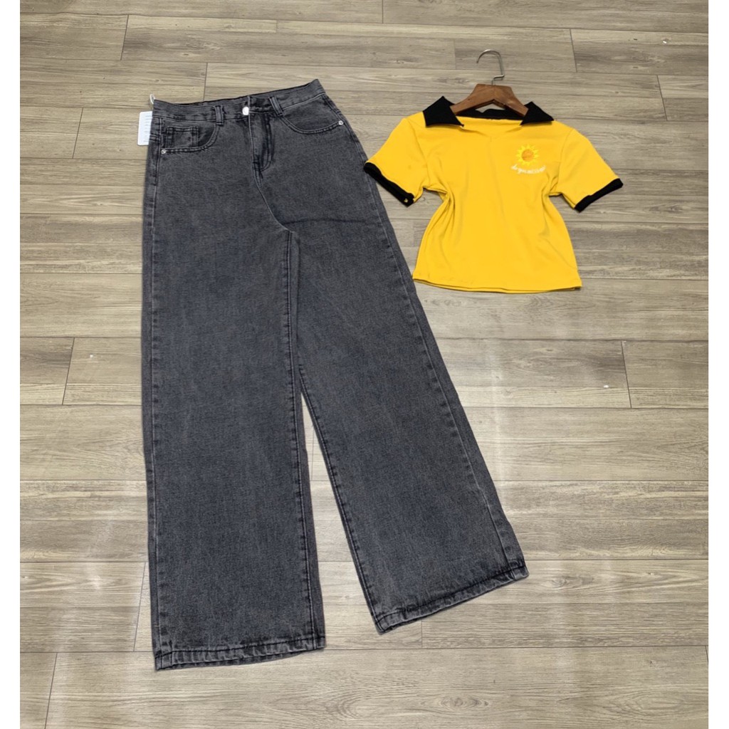 quần baggy trơn đen xám siêu hot hit cá tính sành điệu