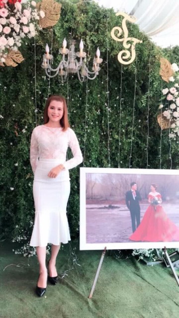 Đầm dự tiệc body lông vũ đuôi cá cao cấp kèm ảnh thật