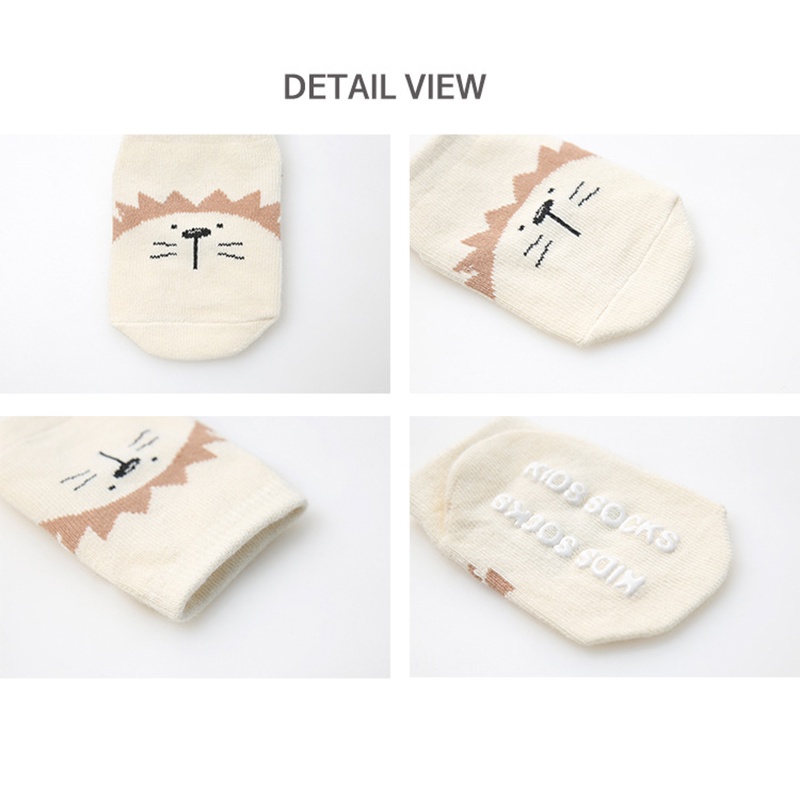 Vớ Cotton Chống Trượt Họa Tiết Hoạt Hình Dễ Thương Cho Bé Sơ Sinh JP6