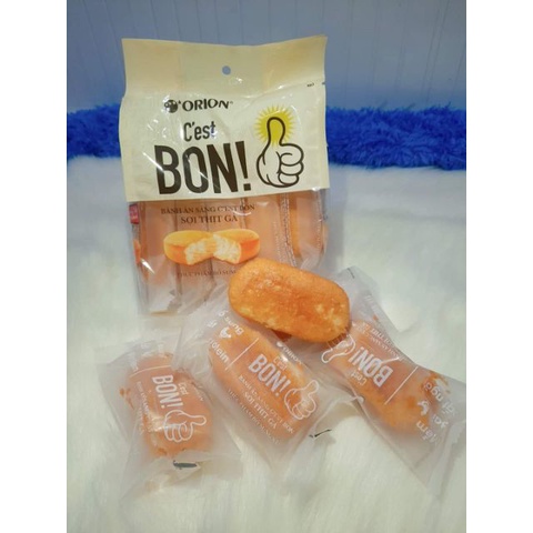 Bánh ăn sáng C'EST BON ORION sợi thịt gà túi 5 gói
