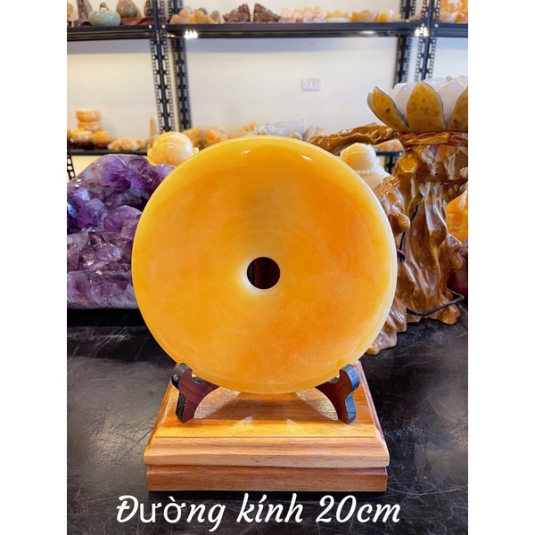 Đồng Điếu, Đồng Tiền Đá Ngọc Hoàng Long 20cm
