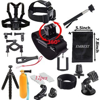 Bộ phụ kiện cho máy Gopro Go Pro Hero 8 7 6 5 4 3 Xiaomi Mijia