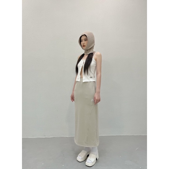 MOODSWINGS Váy dài thêu PARABOL MIDI SKIRT