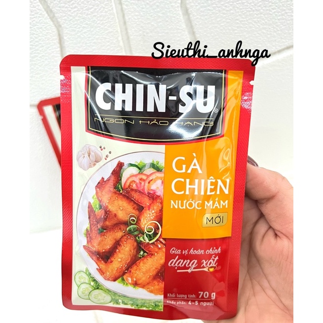 Xốt gia vị hoàn chỉnh Chin-su Thịt kho tàu/gà chiên nước mắm 7G