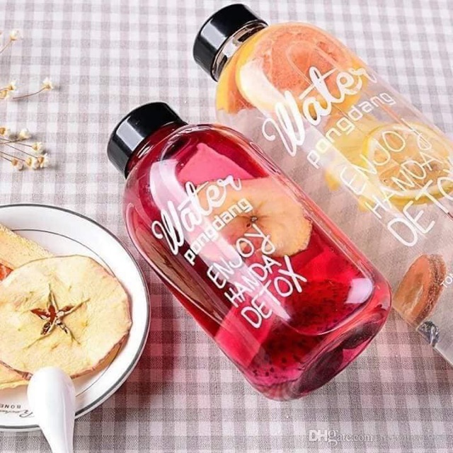 Bình Nước Detox Water Pongdang 600ml - Tặng Túi Vải