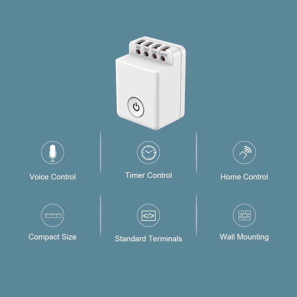 Hộp 4 chiếc công tắc điều khiển từ xa thông minh Wifi/3G/4G Broadlink BestCon MCB1