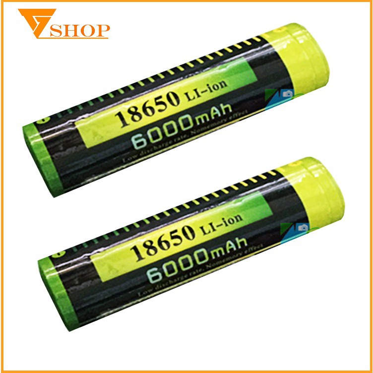 1 viên pin sạc 18650 Akasha 4.2V 6000mAh