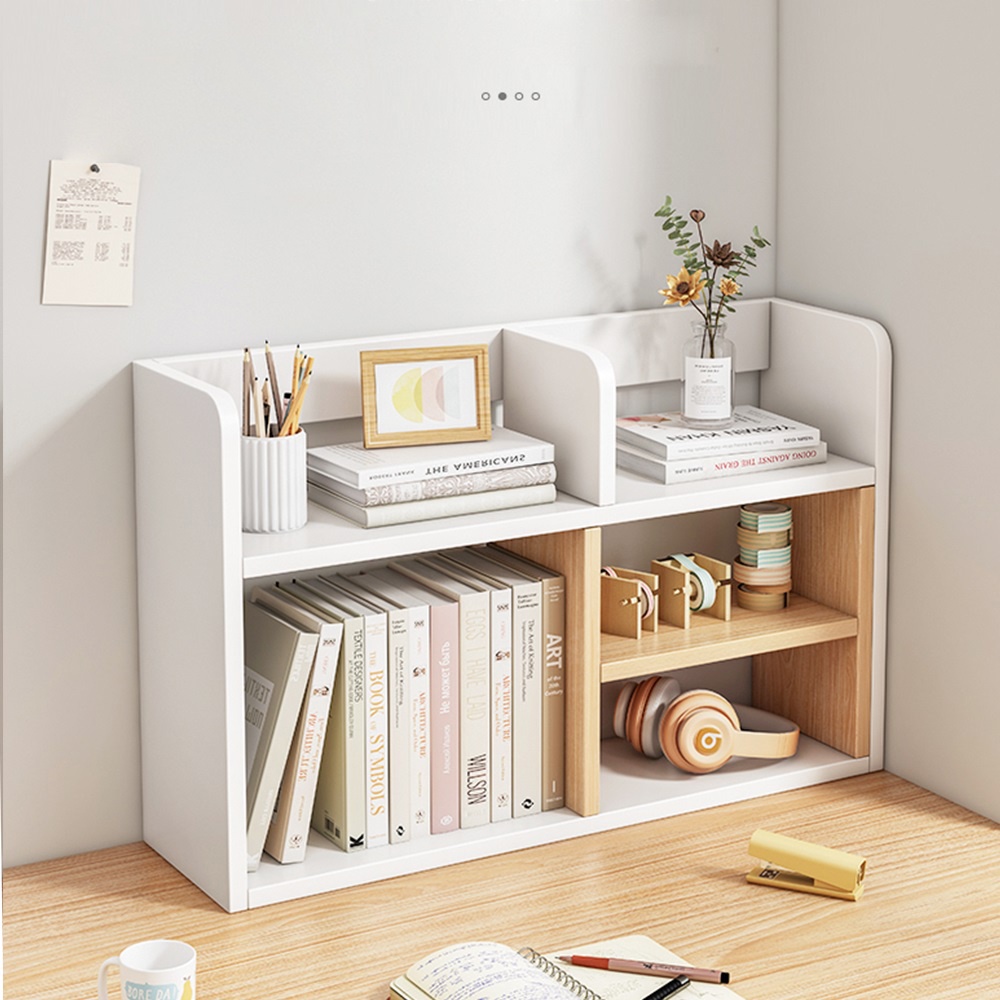 Kệ sách để bàn, kệ sách gỗ đa năng decor bàn làm việc phong cách hiện đại - SGP157