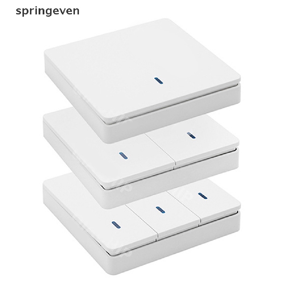 springeven 433MHz RF Wireless Remote Control Switch 86 Type Wall Panel Switch Transmitter RFT