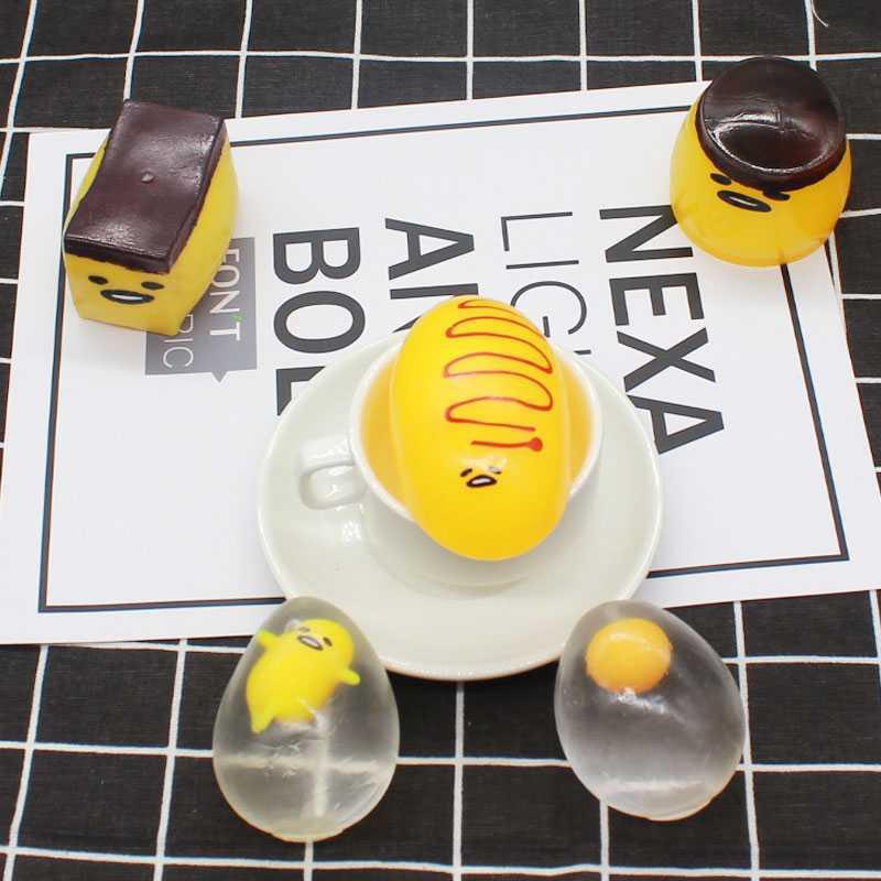 Đồ chơi Bánh Plan Bánh Mật ong Gudetama trứng biến thái trứng trút giận Mochi bóp vui giải tỏa căng thẳng