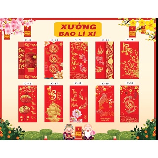 100 bao lì xì 2025 ất tỵ, bao lì xì tết, giá tại xưởng