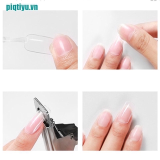 Set 100 Móng Tay Giả Kiểu Pháp Tự Nhiên