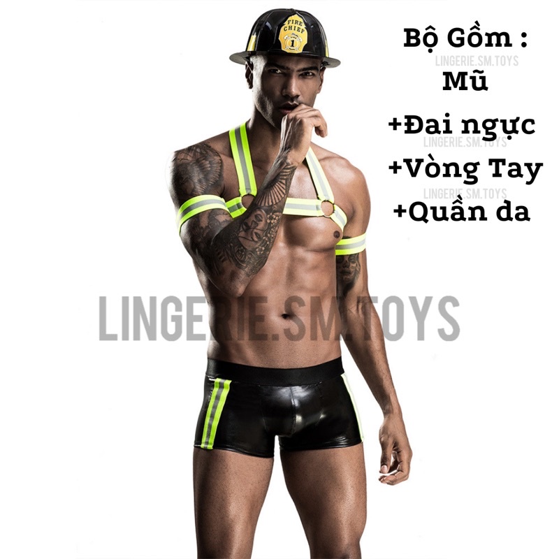 JSY7216 - Đồ Hoá Trang Cho Nam Phong Cách - Chàng Lính Cứu Hoả Mlem