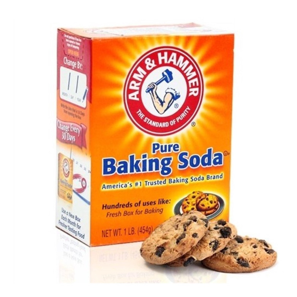 [Made in USA] Bột barking soda Arm&amp;Hammer đa công dụng 454g/hộp