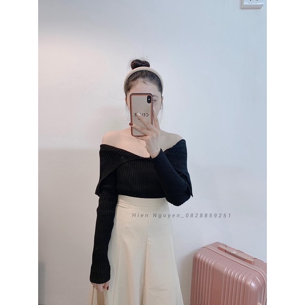 Pass áo len trễ vai chất len cực đẹp