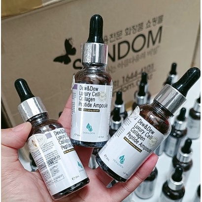 Serum giảm nám Dew&amp;Dew Luxury Cell Collagen Hàn Quốc bổ sung Collagen giảm tàng nhang