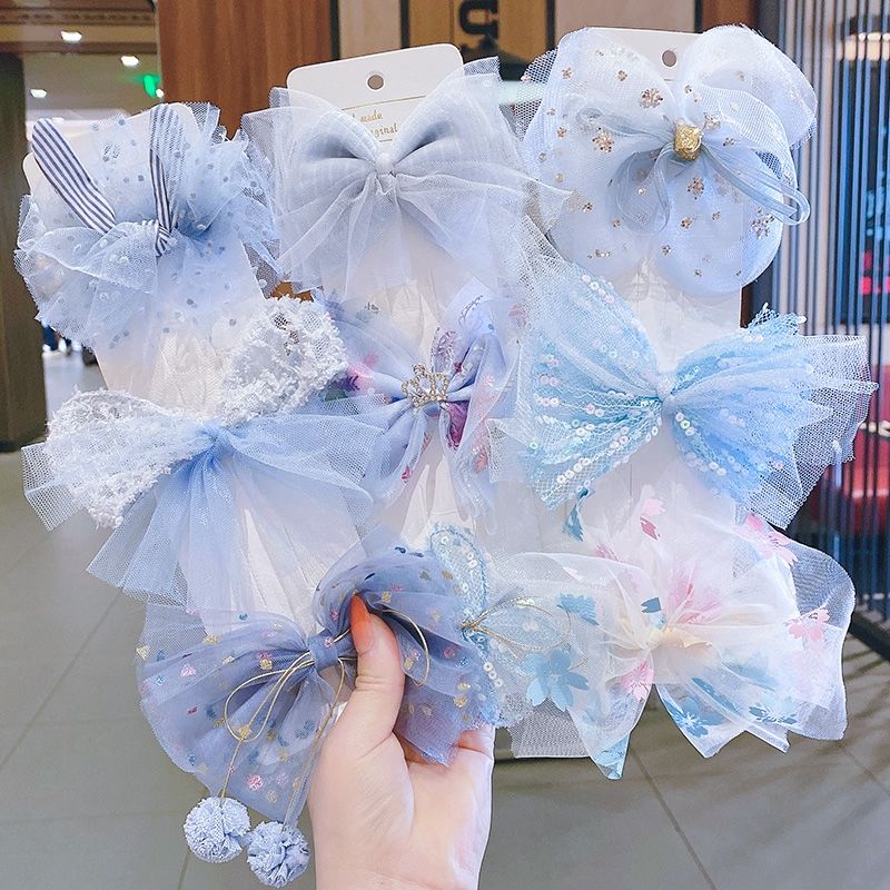 Kẹp Tóc Nơ Siêu Dễ Thương Dành Cho Bé Gái