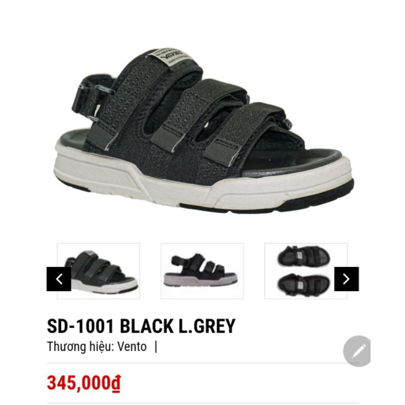 (Fullbox)Sandal Vento Nam Nữ Chính hãng bền đẹp SD-1001 (size 35-43)