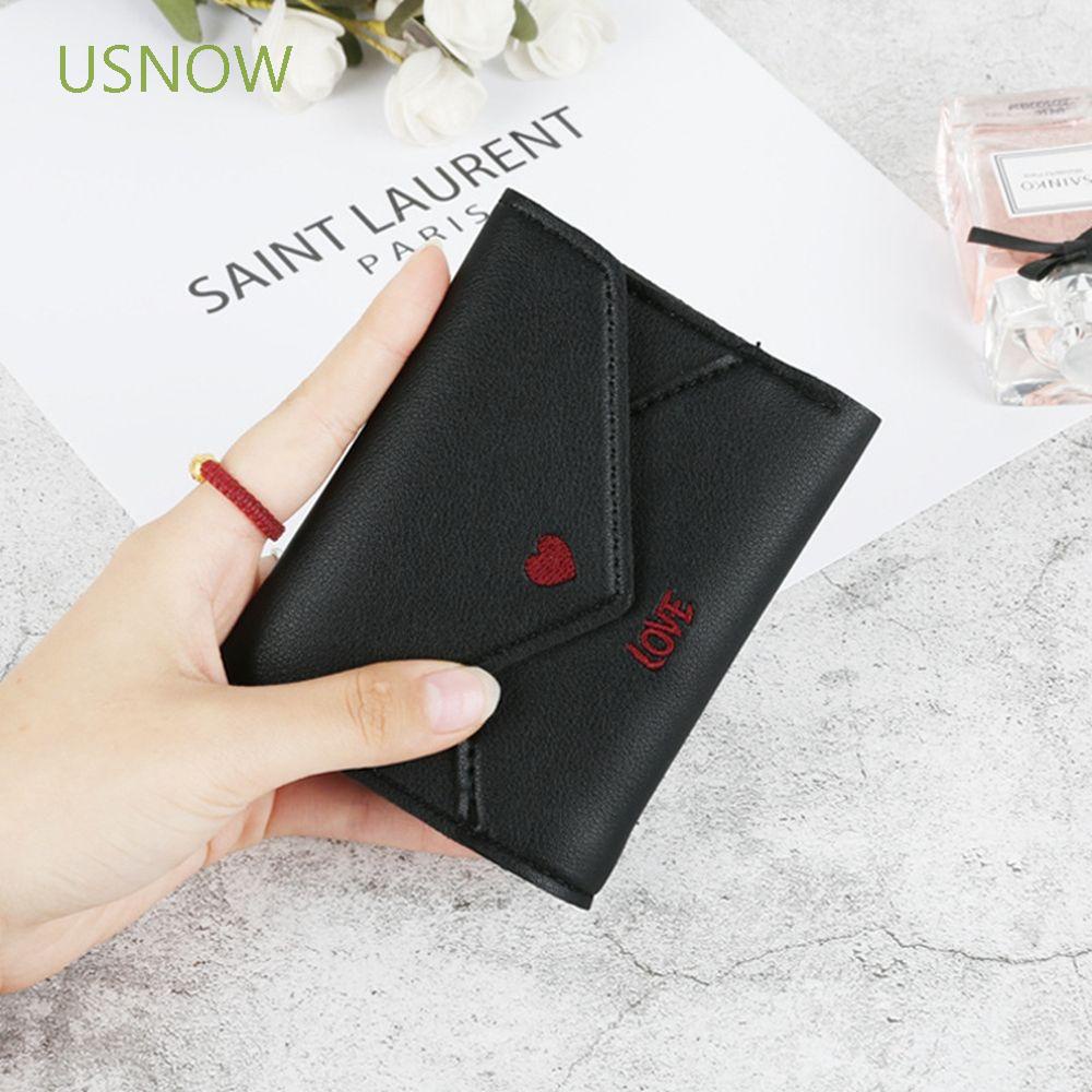 Ví Da Pu Gấp Gọn Hình Trái Tim Nhiều Màu Sắc Thời Trang Cho Nữ