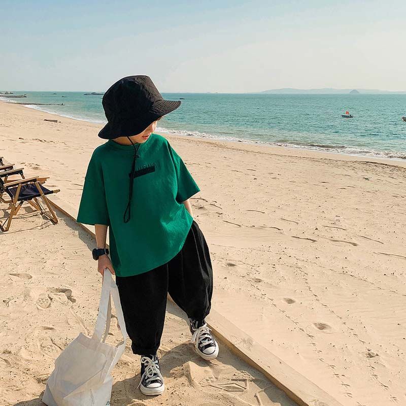 Quần Harem Chất Liệu Cotton Mỏng Thời Trang Mùa Hè Hàng Mới Phong Cách Nhật Hàn 2022 Cho Bé Trai