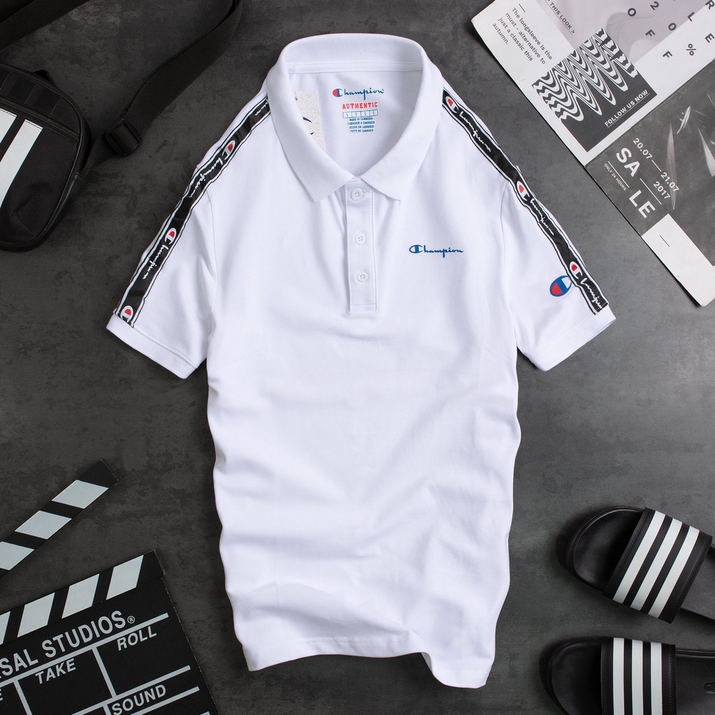 Áo polo nam cao cấp, áo cổ bẻ nam cao cấp hàng vnxk logo xịn, có 2 màu chủ đạo trắng đen