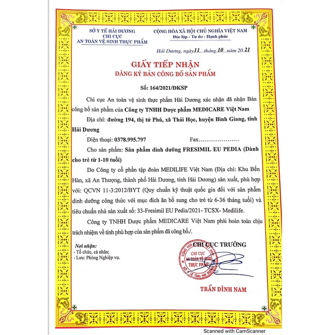 Sữa bột số 2 FresimilEU PEDIA dành cho trẻ biếng ăn - 900g