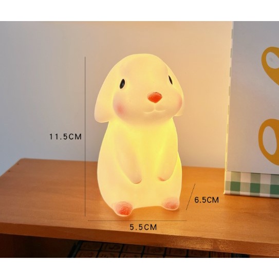 Đèn ngủ mini Decor bàn học phòng ngủ văn phòng chạy bằng pin