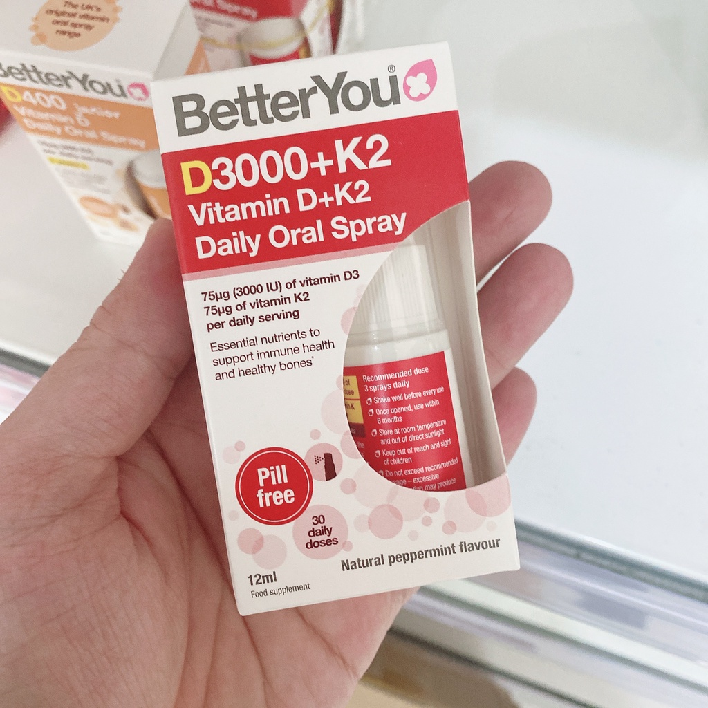 DLUX D3 -Dạng xịt bổ sung Vitamin D3 0-3 tuổi, trên 3 tuổi, người lớn.