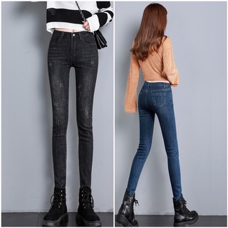 Quần jean nữ co giãn 💖FREESHIP💖 Quần bò nữ cap cao dáng skinny