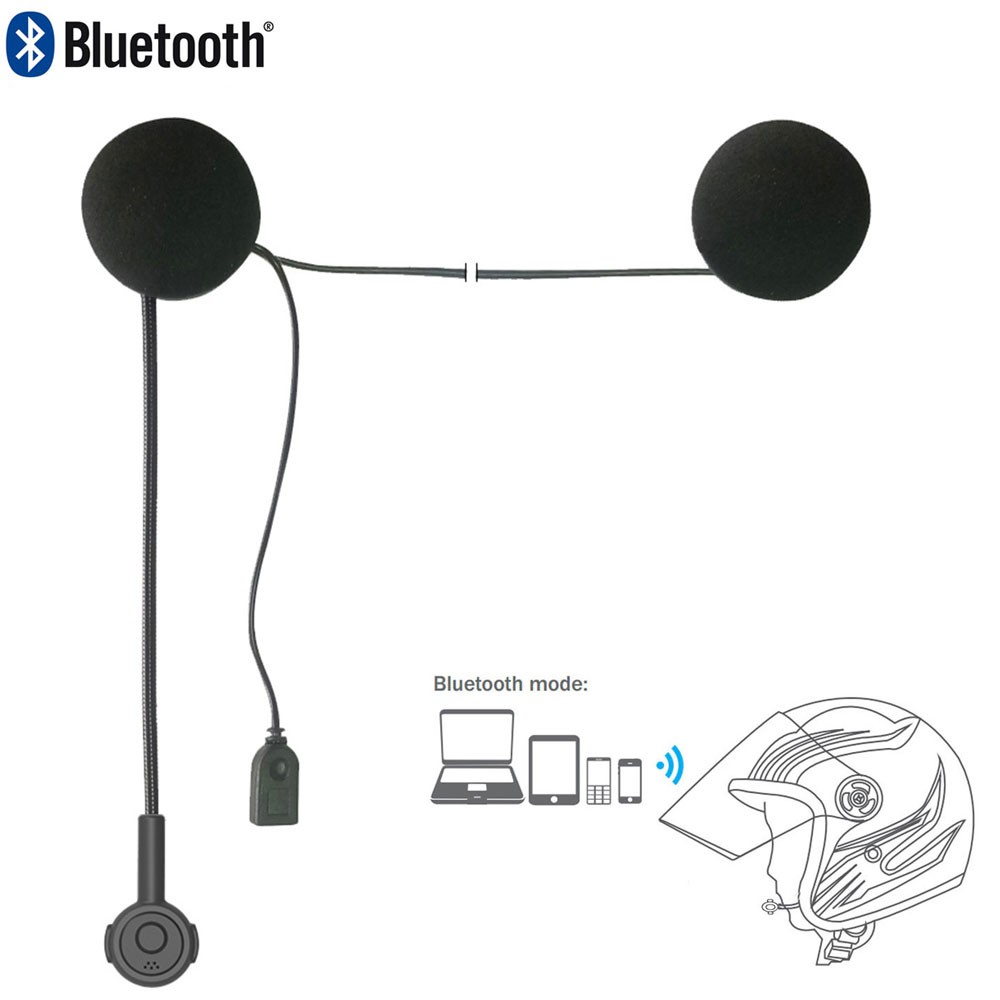 Bộ Tai Nghe Nón Bảo Hiểm Bluetooth Không Dây Mh02 Dùng Khi Lái Xe Mô Tô