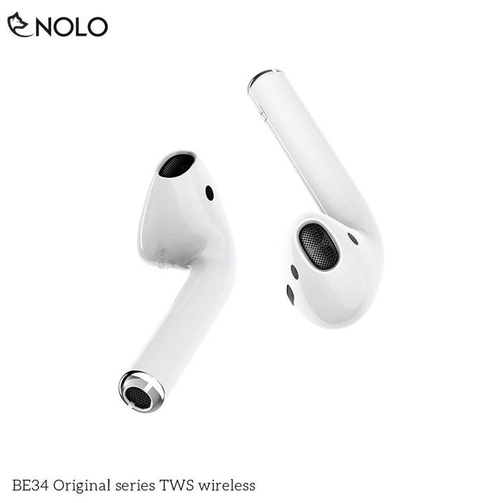 Bộ Tai Nghe Earbuds Bluetooth V5.0 EDR Borofone Model BE34 Kèm Hộp Dock Sạc Hỗ Trợ Sạc Không Dây