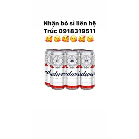 [Chính Hãng] 1 Thùng Bia Budweiser 24 Lon 330ml Loại Bia Lager Mỹ Giá Rẻ