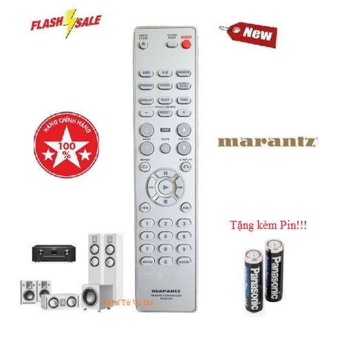 Remote Điều khiển dàn âm thanh Marantz RC001CD- Hàng chính hãng theo máy mới 100% Tặng kèm Pin