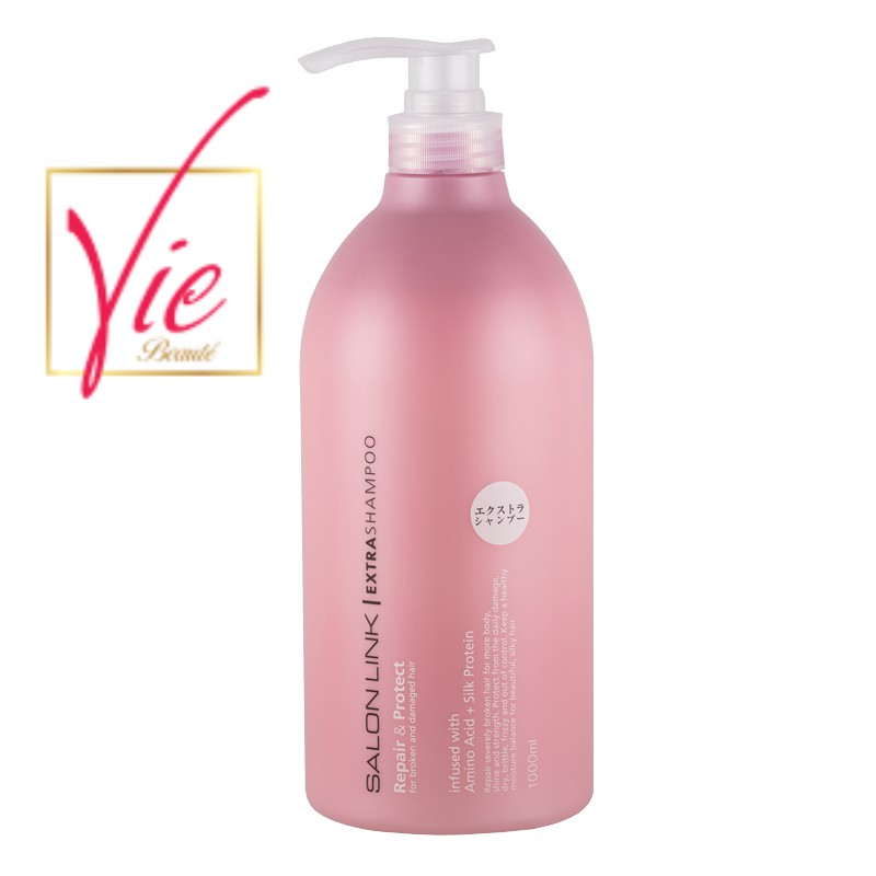 Dầu Gội Nhật Kumano Salon Link Extra Shampoo bảo vệ và phục hồi hư tổn tóc yếu 1000ml