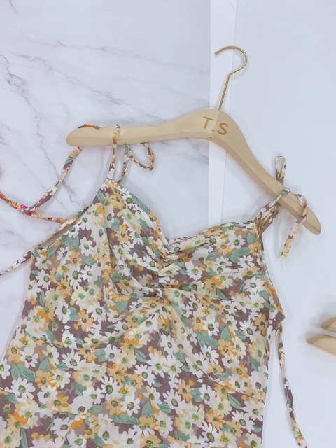 VÁY 2 DÂY HOA NHÍ DÚM NGỰC SIÊU HOT ( HÌNH THẬT) DK38 | BigBuy360 - bigbuy360.vn