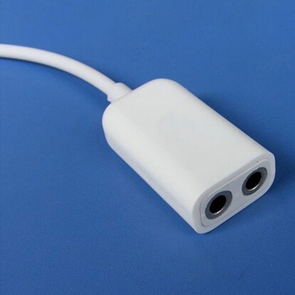 Cáp chia cổng tai nghe 1 đầu cắm sang 2 cổng 3.5mm