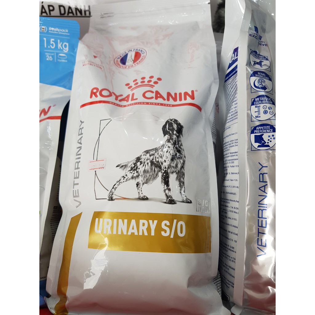 Thức ăn hạt Royal Canin cho chó bị sạn thận URINARY gói 2kg