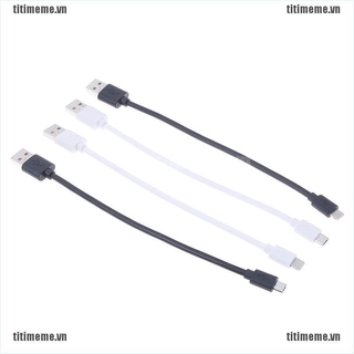 Cáp Sạc Nhanh 20cm Cổng Micro Usb / Lightning