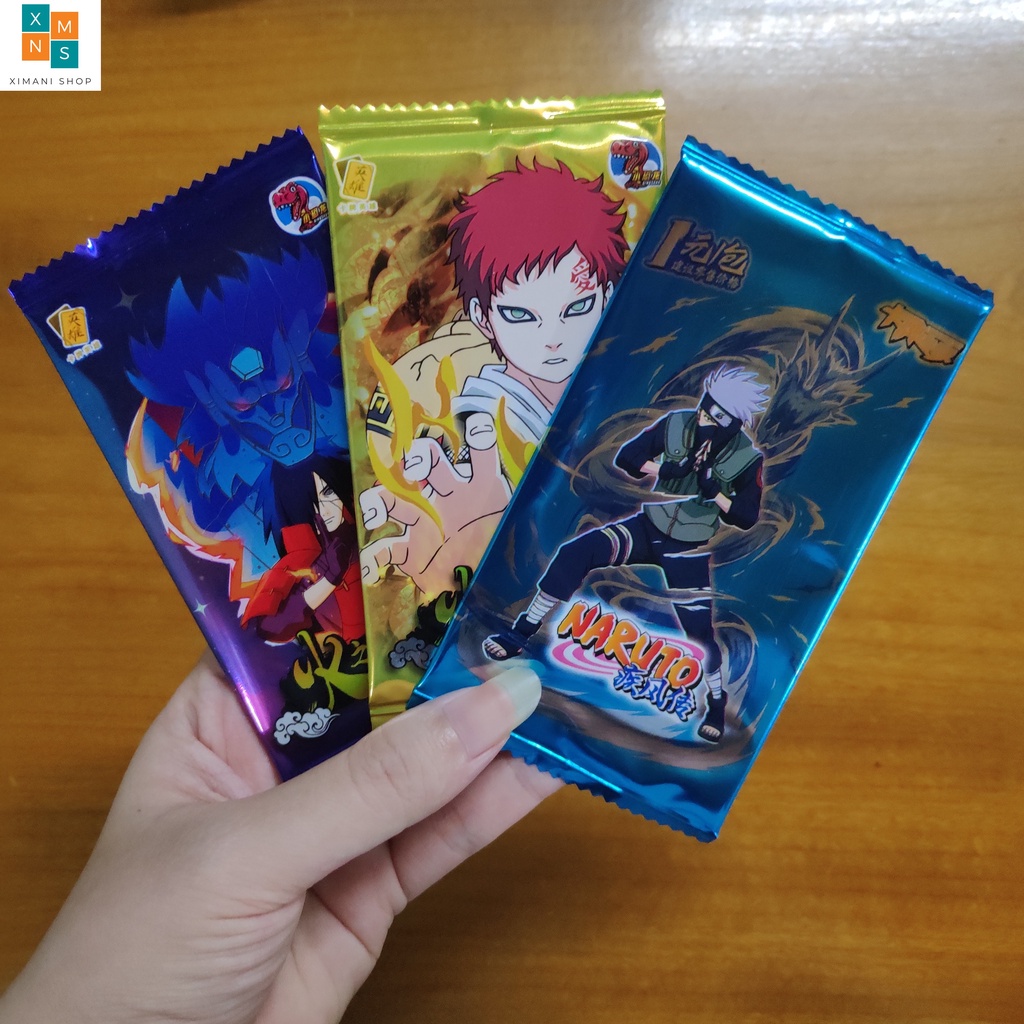 20 Mẫu Set 5 Ảnh Thẻ Nhân Phẩm Naruto Kayou Off Pack Card In Hình Nhân Vật Anime Chibi