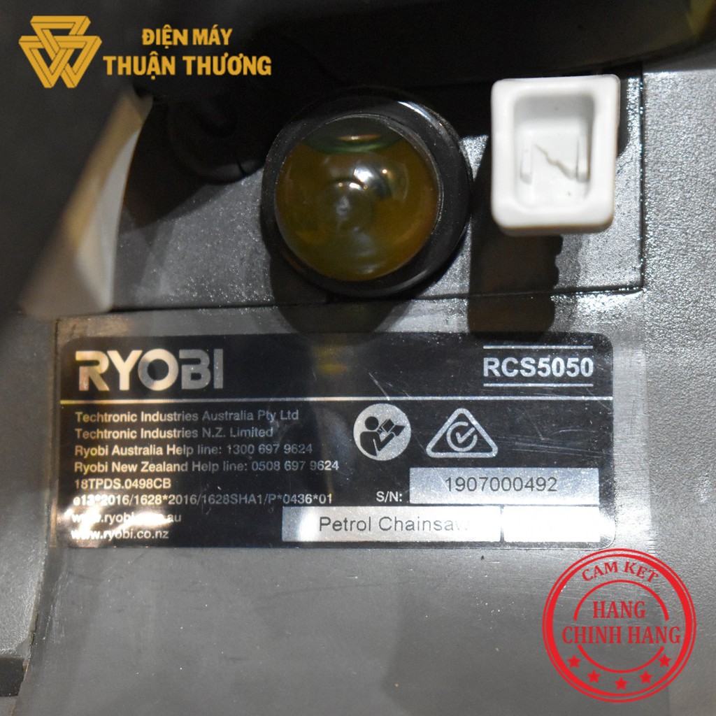 Máy Cưa Xích 2 Thì 50cc Ryobi RCS5050