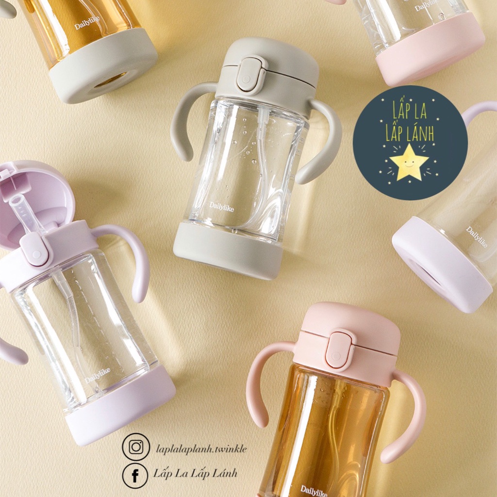 Bình tập uống nước cho bé Dailylike  #madeinKorea #khôngBPA