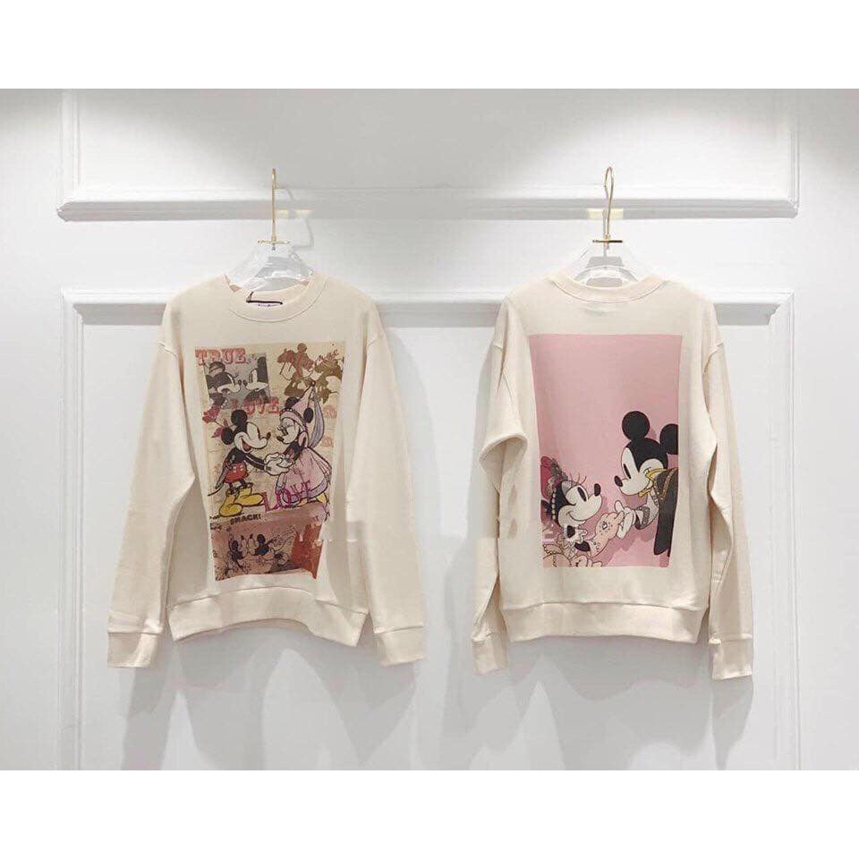 Áo nỉ dài tay nữ in micky | BigBuy360 - bigbuy360.vn