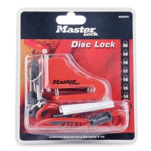 phụ kiện Khóa thắng đĩa Master Lock 8303 DPS (Màu Đỏ) giá rẻ