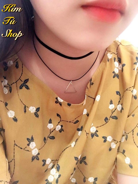 🌟 Choker Mặt Tam Giác | Phân Phối Choker Tại TPHCM