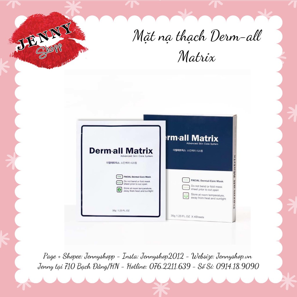 Mặt Nạ THẠCH COLLAGEN Derm-All Matrix Derma-care Mask