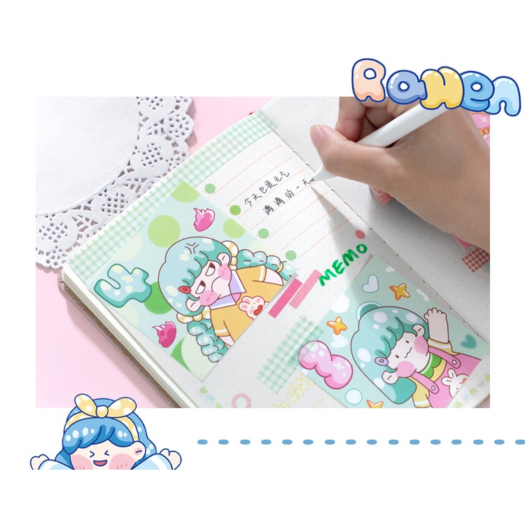 Hộp 31 tấm giấy note trang trí sổ tay bullet journal M557