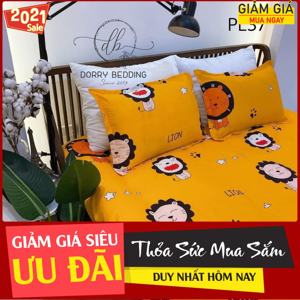 [sale lỗ ga giường]Ga trải giường có bo chun sẵn 1m2,1m4,1m5,1m6,1m8 Mã 986